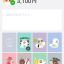 「ポチ送金」の画面イメージ。15種類のメッセージカードが用意される。(出典:LINE P`ayの報道発表資料より)