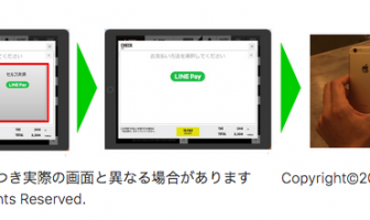 【ニューストピックス〜6月15日】ラインペイ初のセルフ決済/ほか セルフテーブル決済の利用イメージ(出典:LINE Payの報道発表資料より)