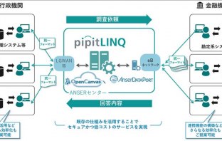 「pipitLINQ」の概要と特長（出典：NTTデータの報道発表資料より）
