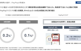 【速報】手数料有料化後のPayPay解約率は店舗数ベースで0.2%、取扱高でも0.1%にとどまる