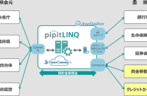 「pipitLINQ」の照会業務デジタル化の仕組み（出典：NTTデータの報道発表資料より）