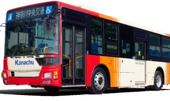 乗車ポイントサービスの対象となる神奈川中央交通の路線バスの一例（出典：神奈川中央交通の報道発表資料より）